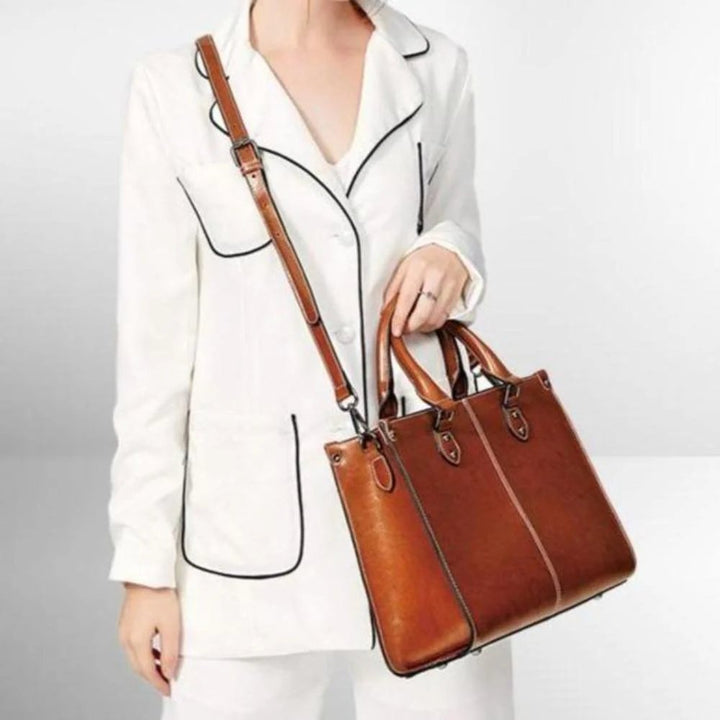 Kari™ – Strukturert Sydd Tote Bag