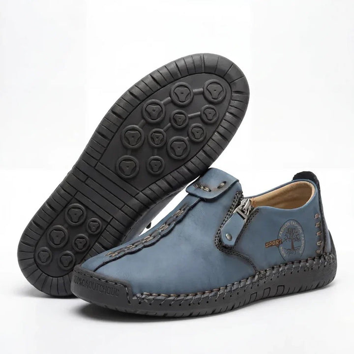 WideStep™ – Håndsydde Komfort Loafers med Sideslipp