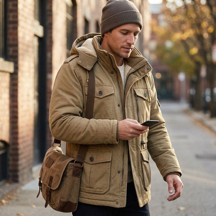 Gustav™ – Hettefleece-lined Cargo Vinterparka