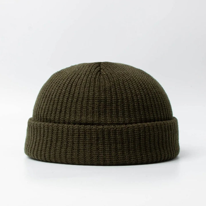 Iver™ – Ribbete Strikket Cuffless Beanie