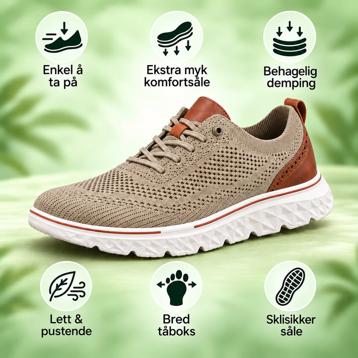OrthoSupport™ – Ortopedisk Pustende Komfort Sneakers