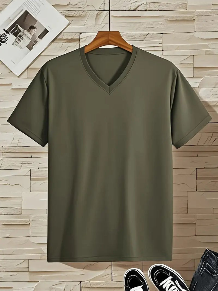 Tom™ – V-hals Slim Fit T-skjorte med korte ermer