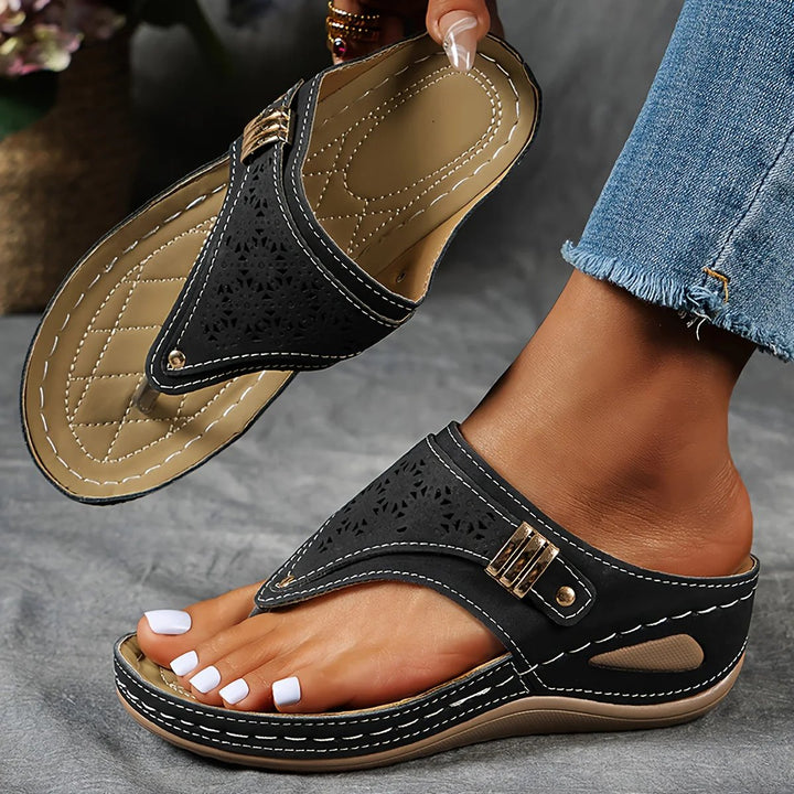 Saga™ – | Ortopediske Vinkel Komfort Sandaler