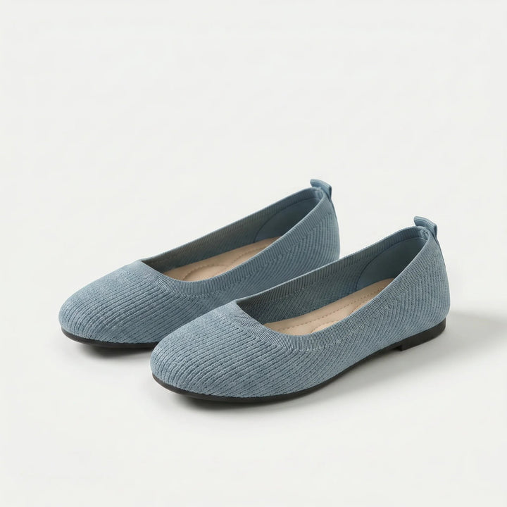 Tuva™ – | Strikkede Slip-On Komfort Ballettsko
