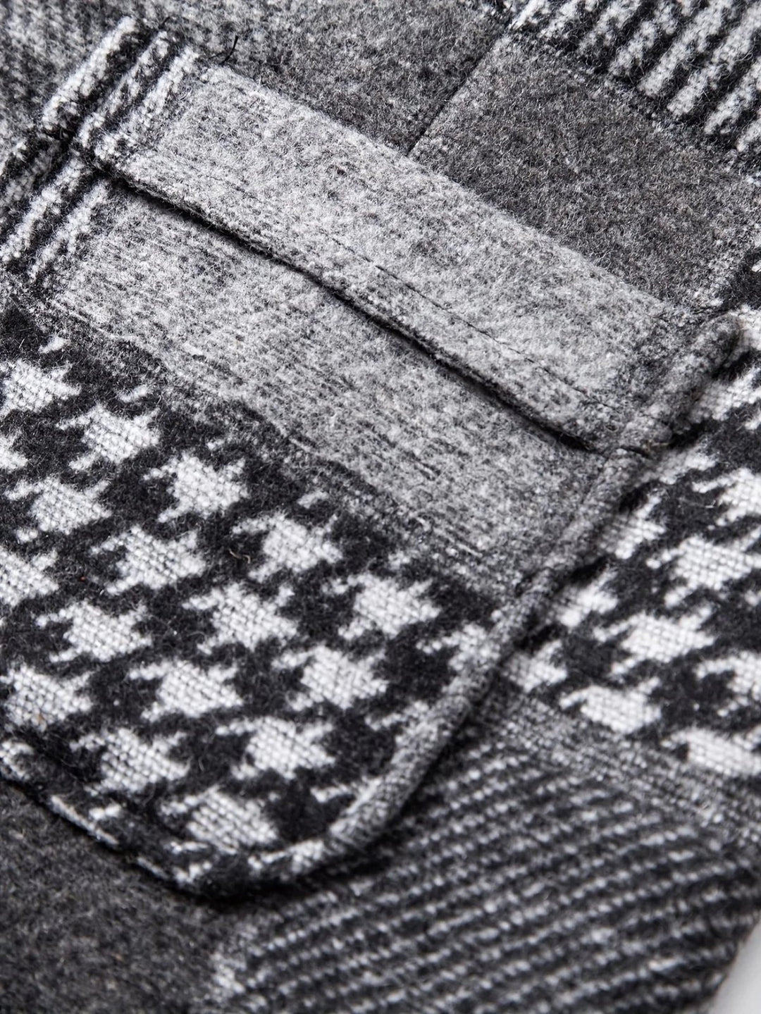 Andreas™ – Småknapp-Front Lappeteppe Quiltet Vest