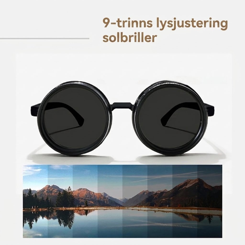 NordVision™ – Runde Retro Steampunk Solbriller