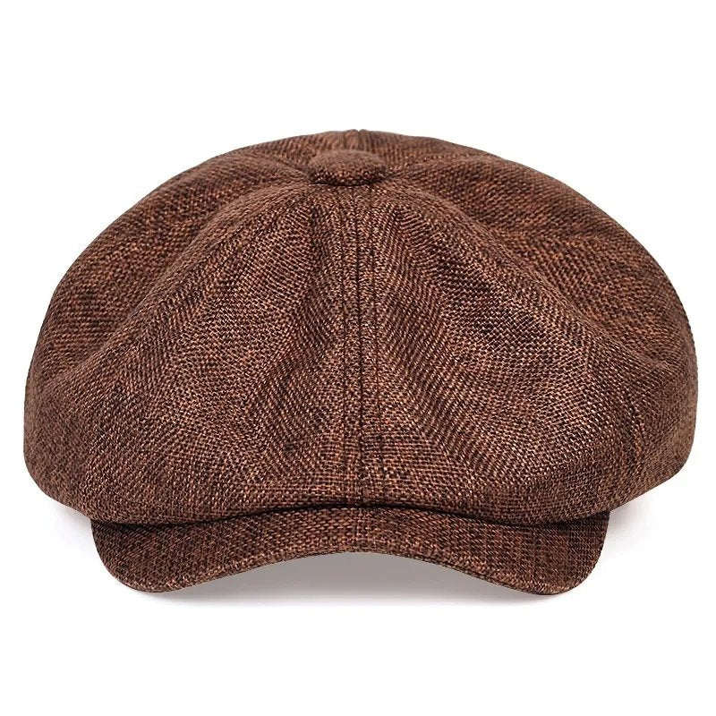 Leif™ – Åtte panelers pustende newsboy caps