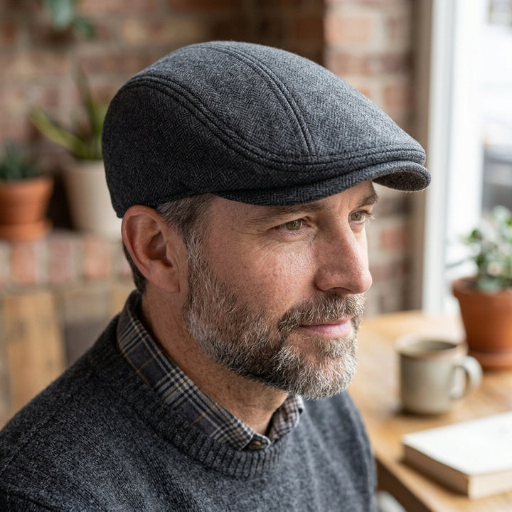 Gunnar™ – Myk Strukturell Flat Cap