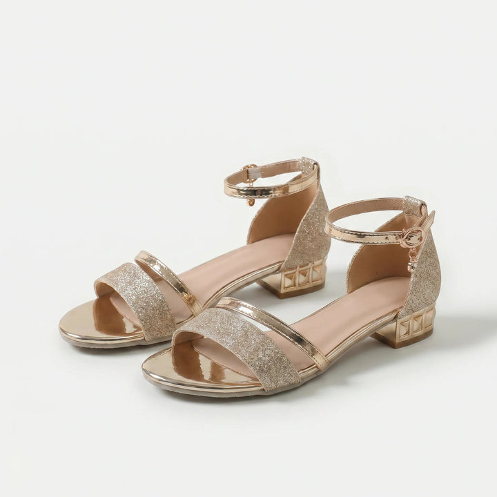 Janne™ – | Elegante ankelrem blokkhæl sandaler