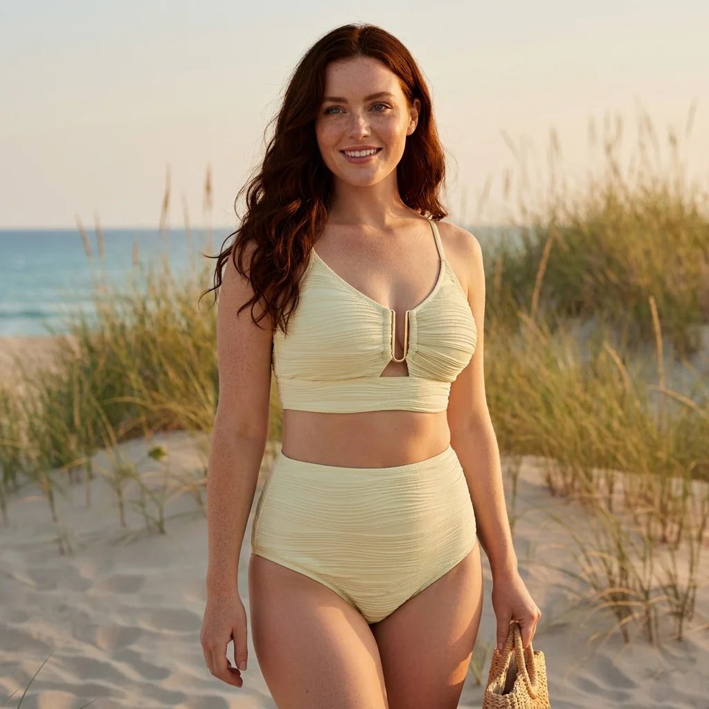 Olivia™ – Støttende U-tråd justerbar stropp bikini