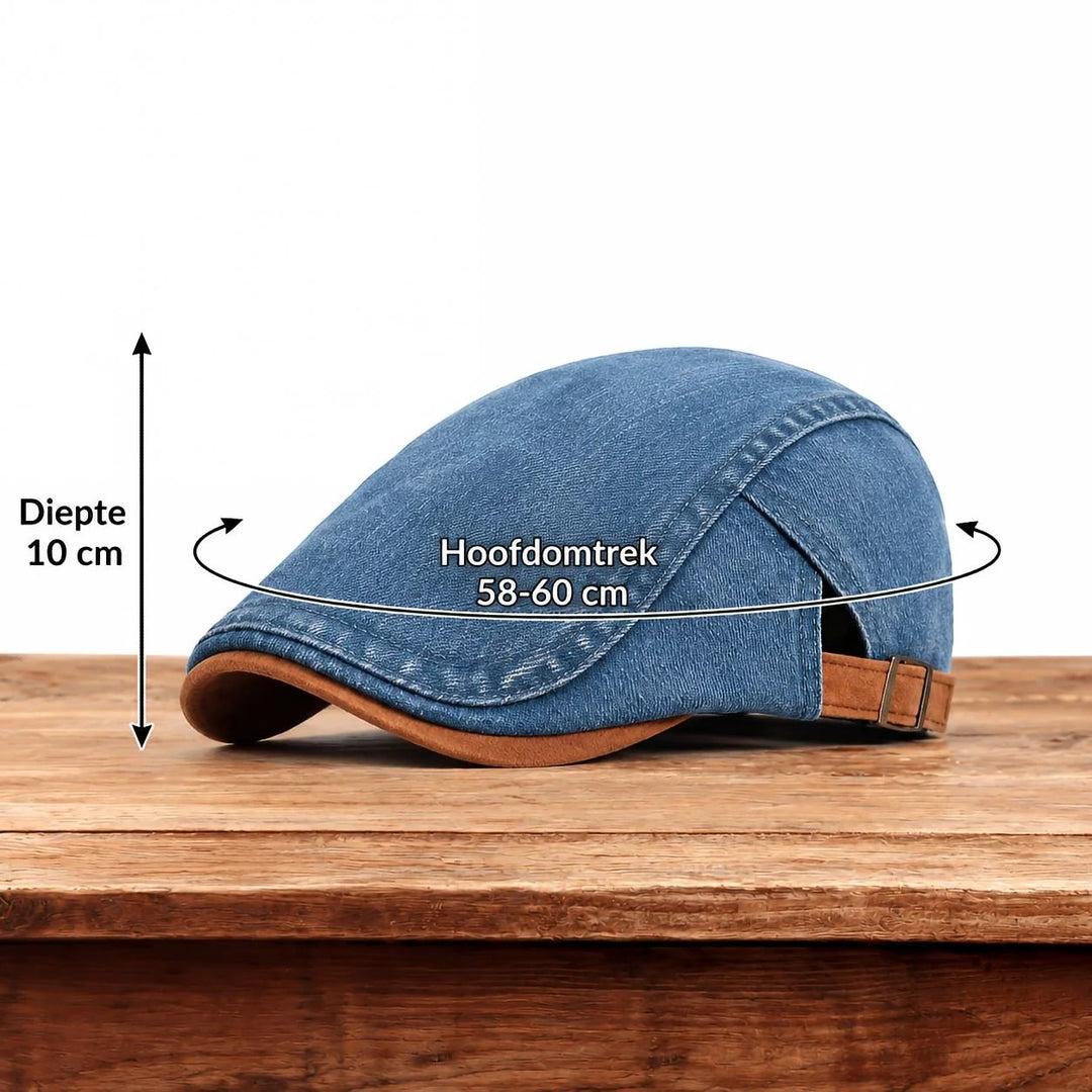 Birk™ – Vintage Newsboy Cap for uformelt bruk