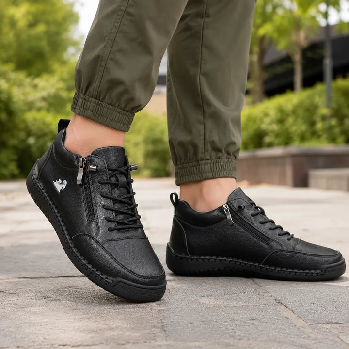 OrthoFit™ – Ergonomiske Polstrede Sneakers med Sideglidelås
