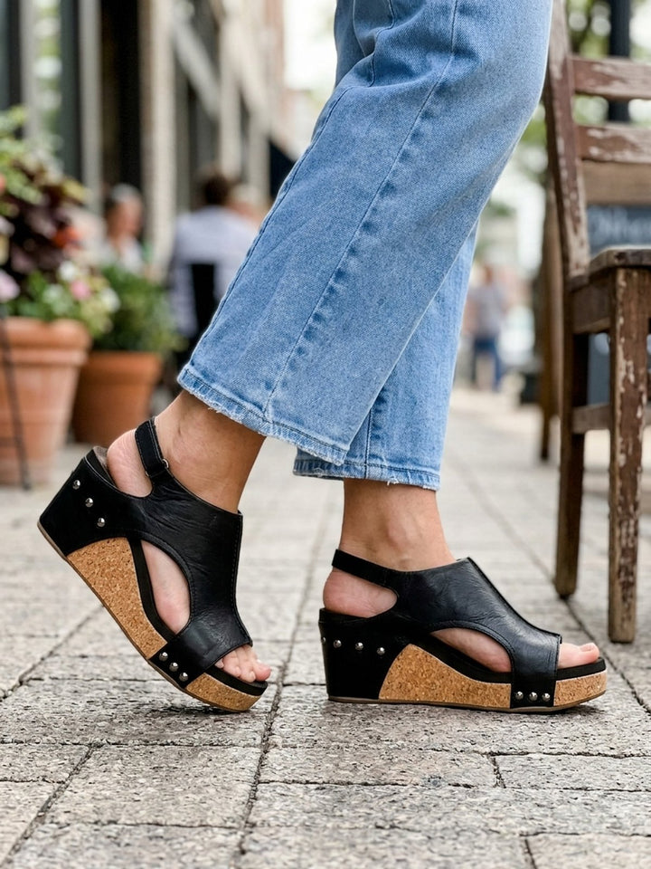 Annika™ – Spiked Platå Sandaler