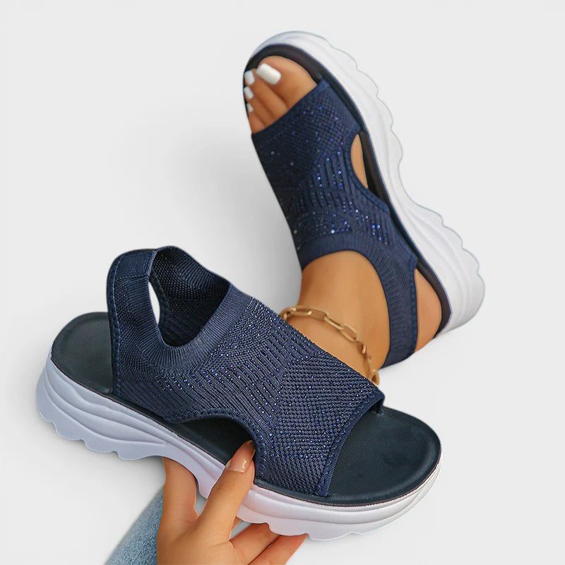 Jorunn™ – Ortopediske Komfort Plattform Sandaler
