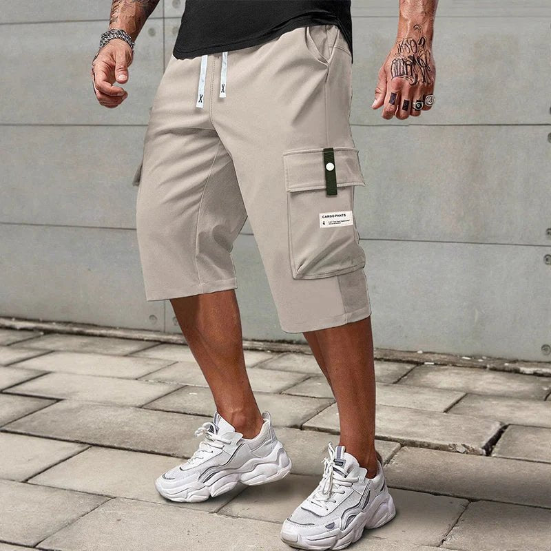 Nathan™ – Cargo shorts med snor og sidelommer