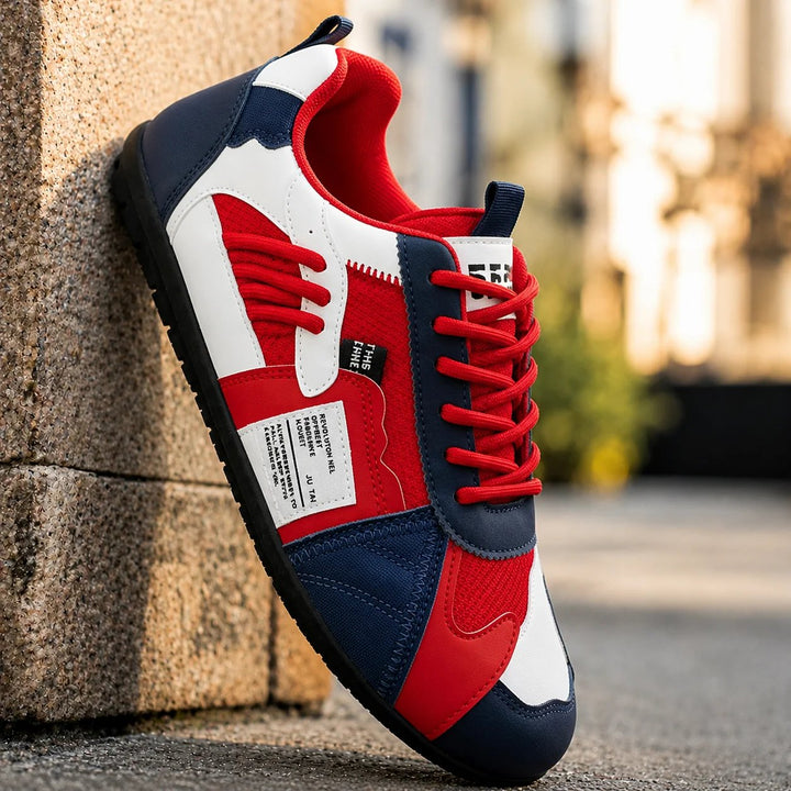 Malte™ – Retro Fargeblokk Snøresko