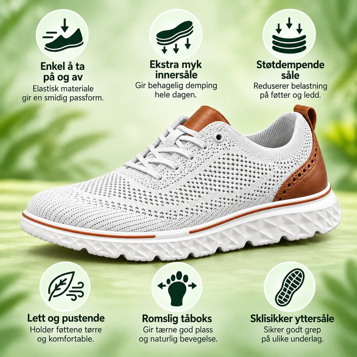 OrthoSupport™ – Ortopedisk Pustende Komfort Sneakers