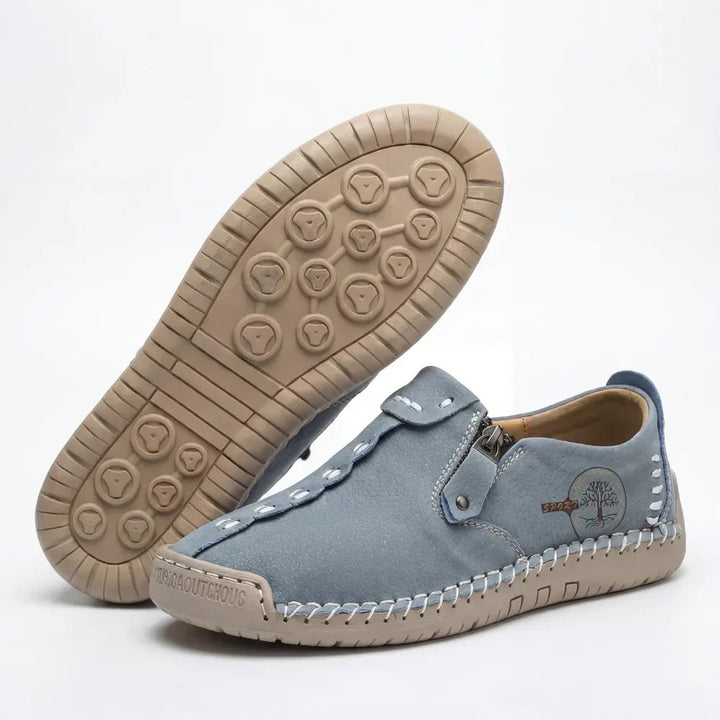 WideStep™ – Håndsydde Komfort Loafers med Sideslipp