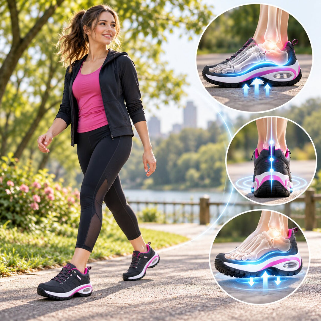 ComfortStride™ – Ergonomiske Polstrede Gå-Sko