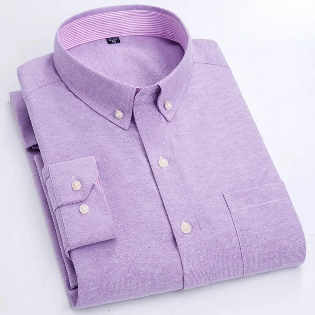 Vera™ – Knappe-ned Oxford Langermet Skjorte