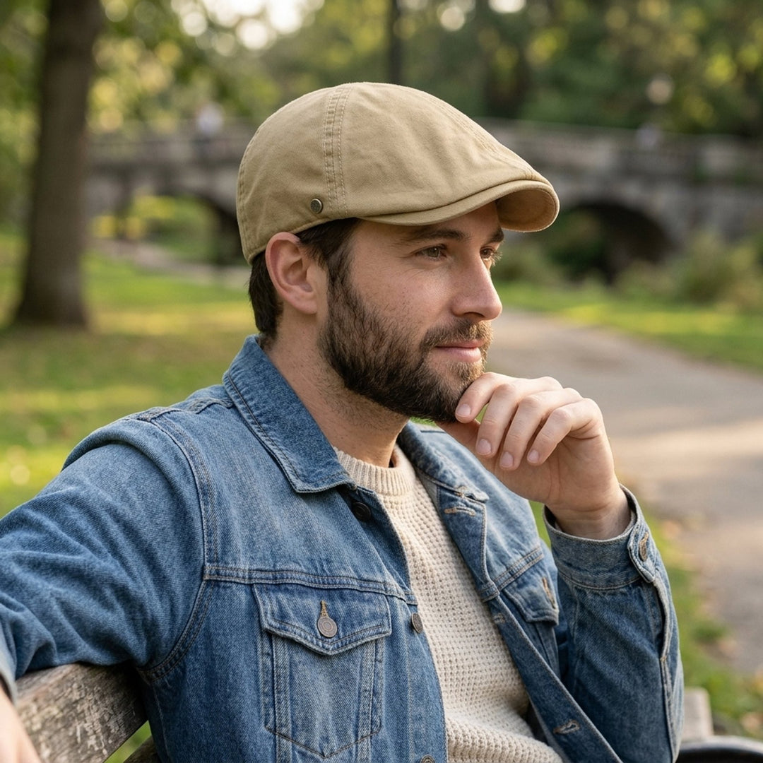 Felix™ – Sekspanel Justerbar Cabbie Flat Cap