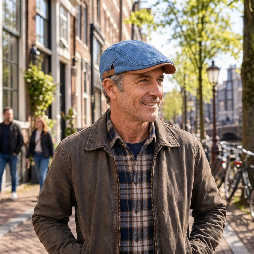 Birk™ – Vintage Newsboy Cap for uformelt bruk