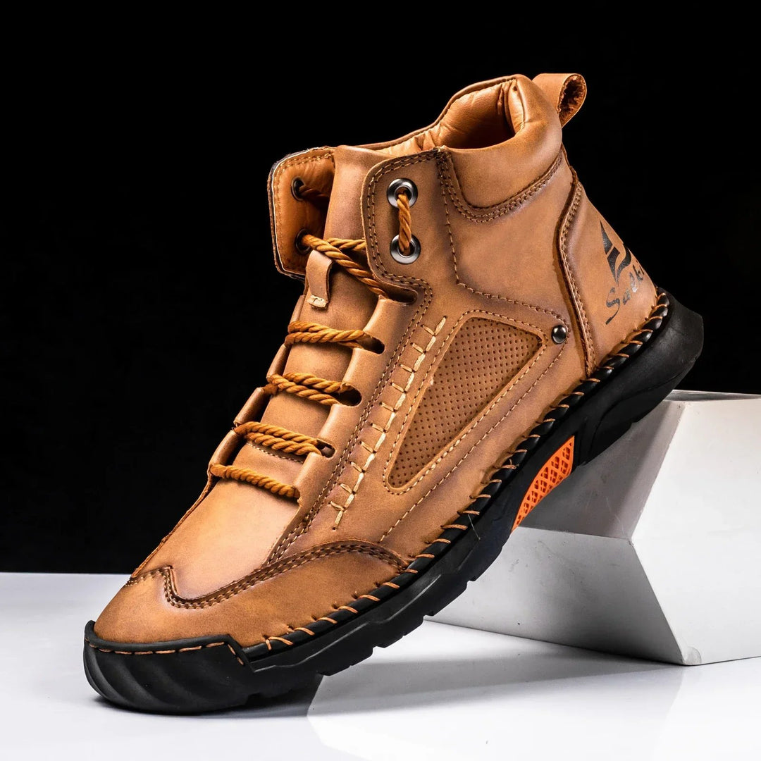 Matteo™ – Håndlagde snørebånd høy-top sneakers