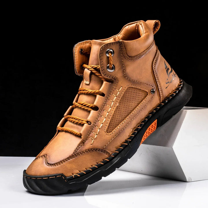 Matteo™ – Håndlagde snørebånd høy-top sneakers