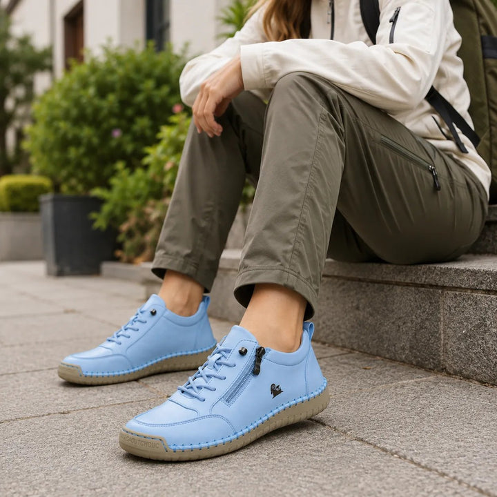 OrthoFit™ – Ergonomiske Polstrede Sneakers med Sideglidelås
