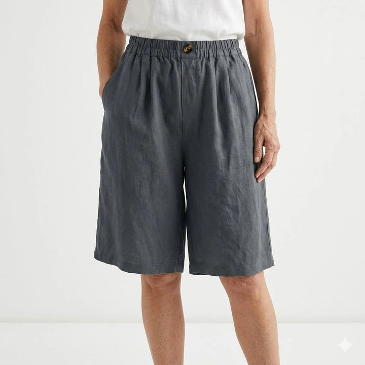 Trine™ – Vidbenet elastisk liv sommershorts