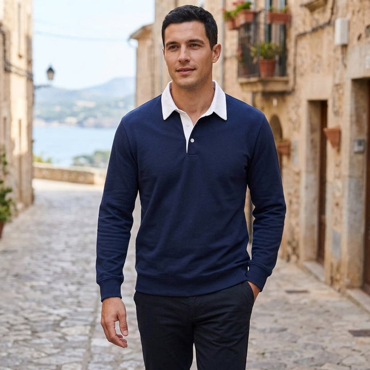 Darius™ – Smart Casual Krage Weekend Pullover