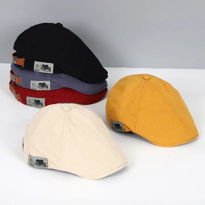 Emil™ –  Klassisk Justerbar Flat Cap
