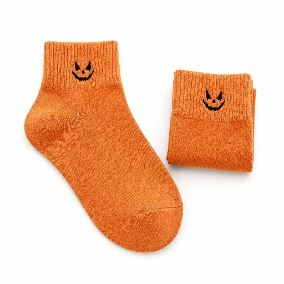 CreepySocks™ –  Skumle Broderte Ribbede Halloween Sokker