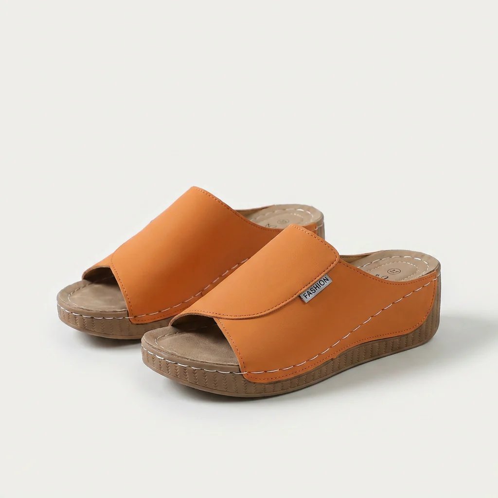 Julie™ – Polstret Bue Støtte Plattform Sandle.