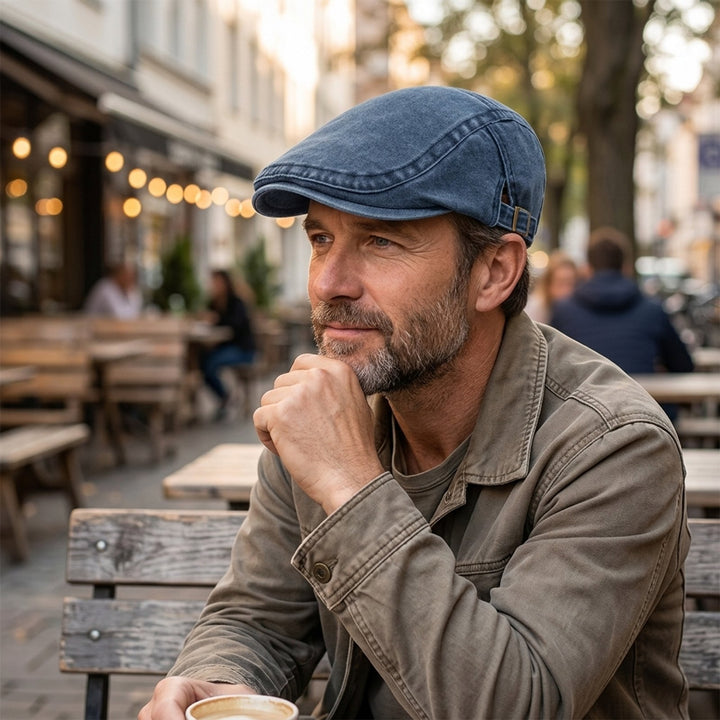 Lucas™ – Justerbart Stropp Vintage Flat Cap
