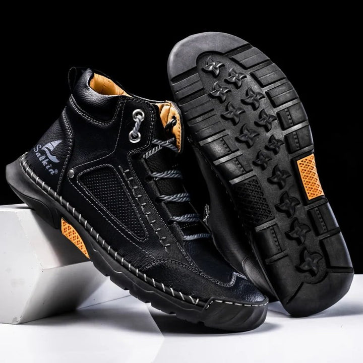 Matteo™ – Håndlagde snørebånd høy-top sneakers