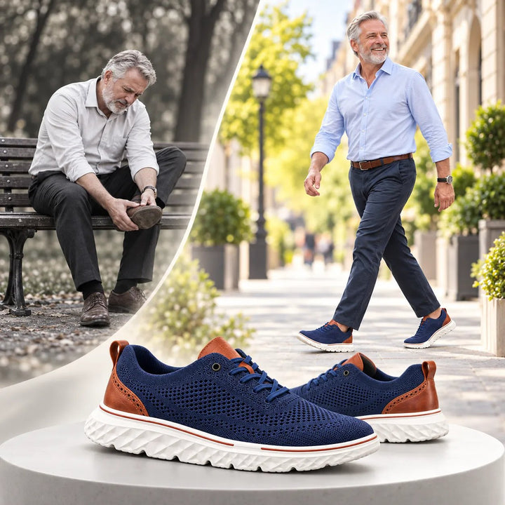 OrthoSupport™ – Ortopedisk Pustende Komfort Sneakers