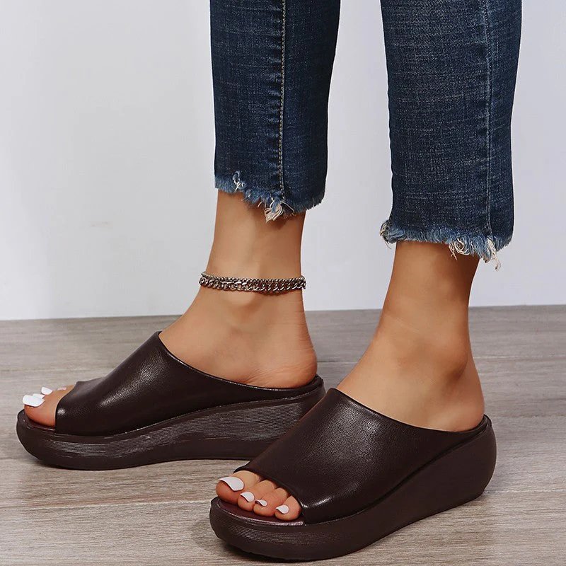 Gry™ – Ortopediske plattform sandaler med slip-on design
