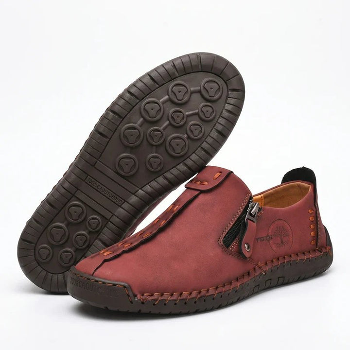 WideStep™ – Håndsydde Komfort Loafers med Sideslipp