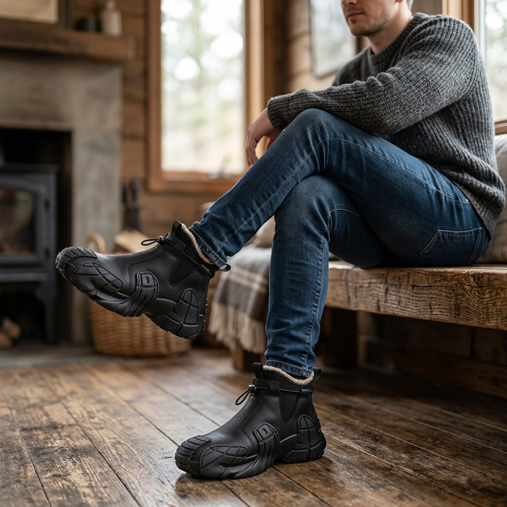 ThermoStep™ – Vanntette Termiske Ankelstøvler med Skridsikre Såler