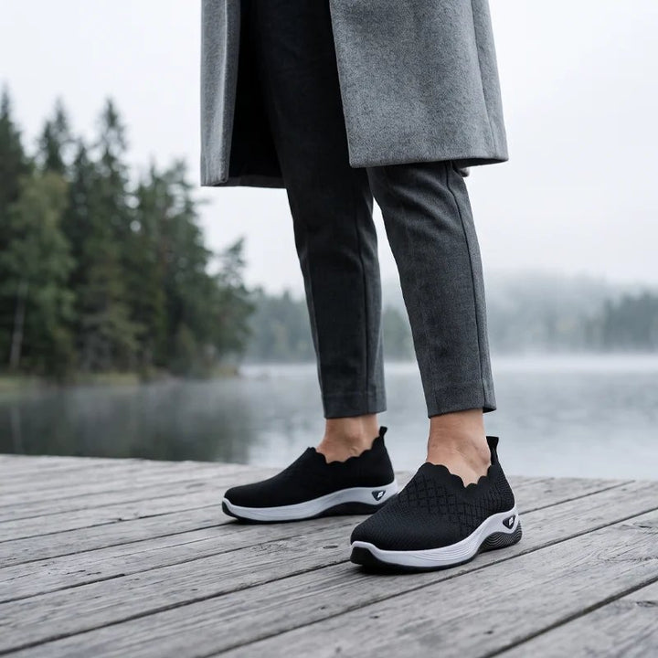 Karina™ – Pustende Slip-On Komfort Sneakers