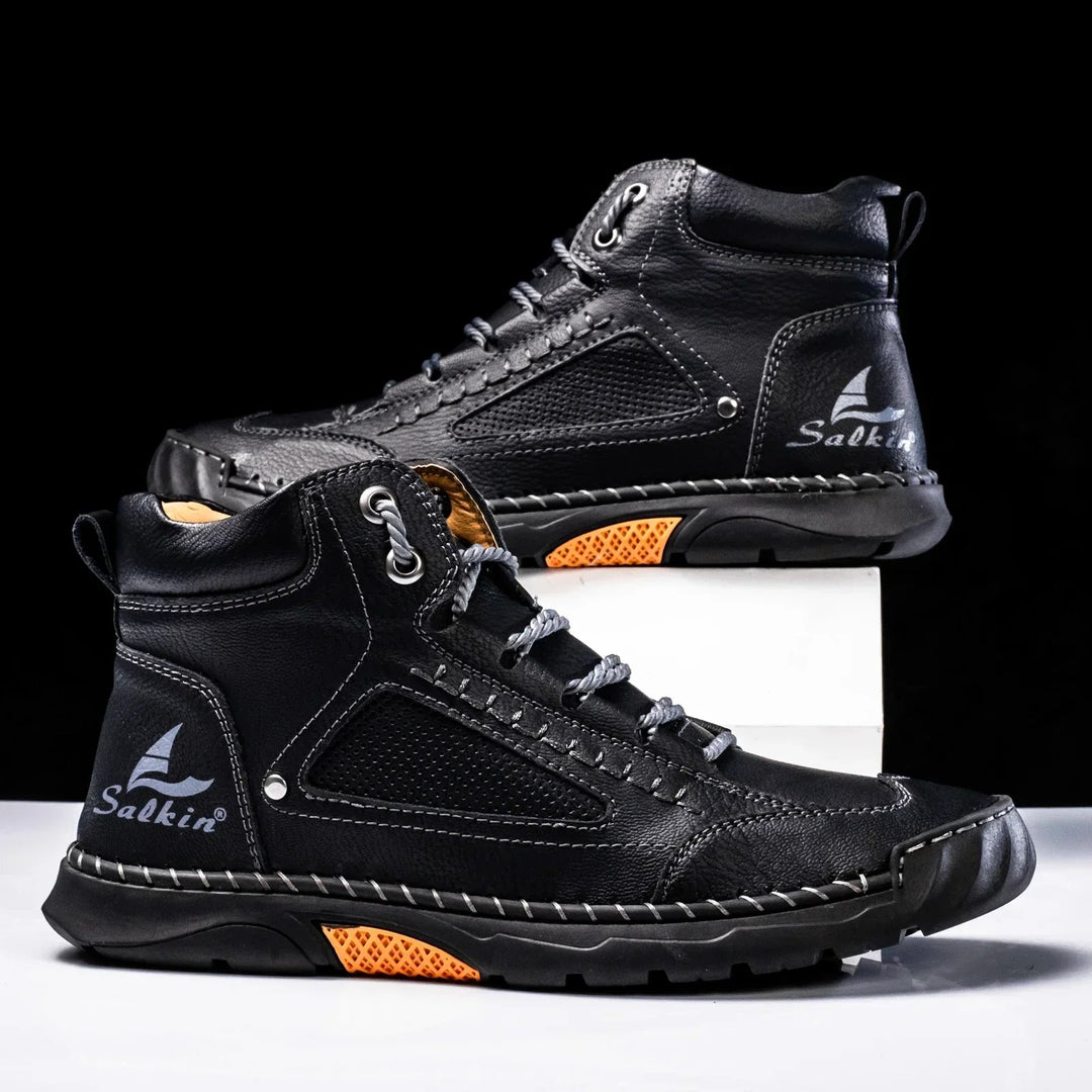 Matteo™ – Håndlagde snørebånd høy-top sneakers