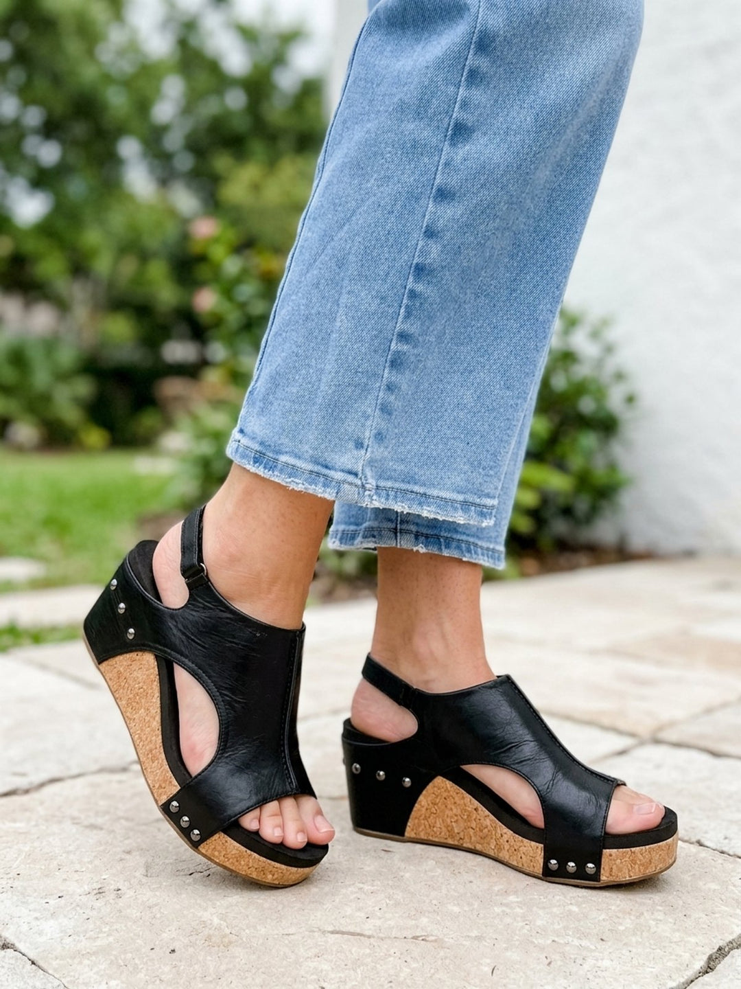 Annika™ – Spiked Platå Sandaler