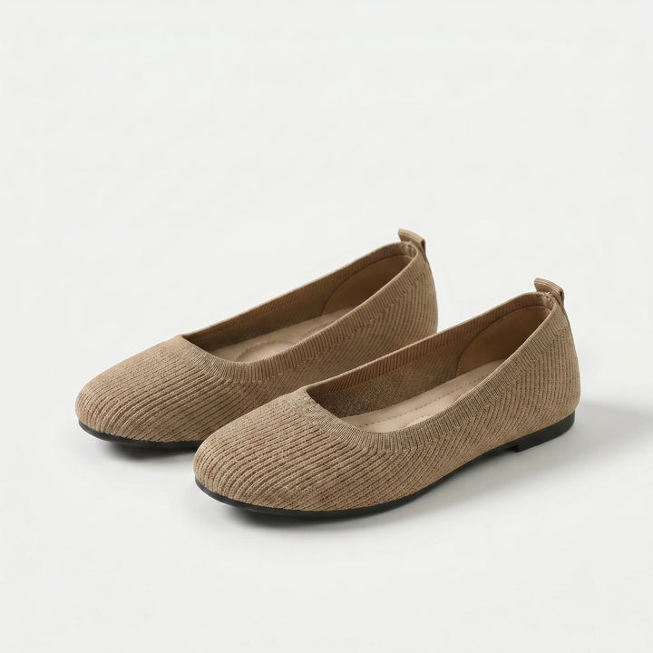 Tuva™ – | Strikkede Slip-On Komfort Ballettsko