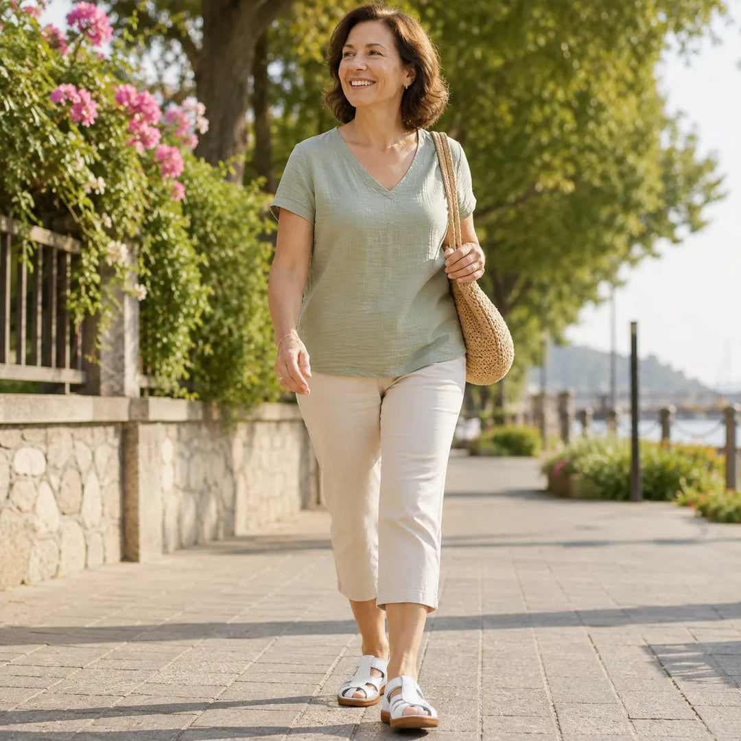 OrthoVita™ – Antiskli Polstret Sandaler med Lukket Tå