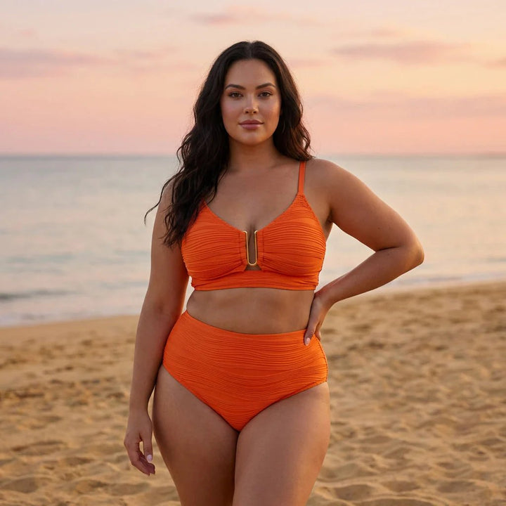 Olivia™ – Støttende U-tråd justerbar stropp bikini