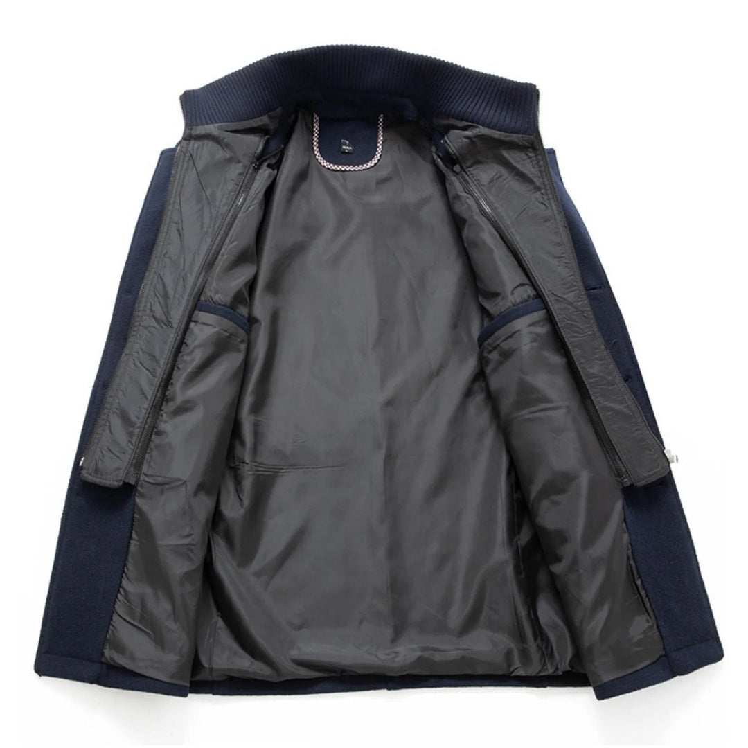 Aksel™ – Dobbel Krage Zip Vinterjakke