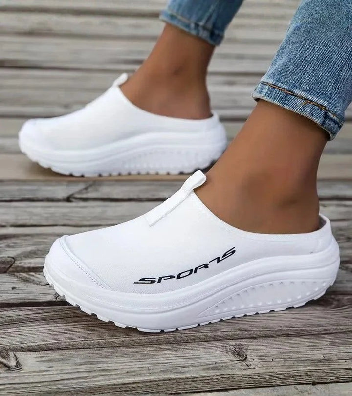 Eline™ – Polstrede Slip-On Plattform Sandaler