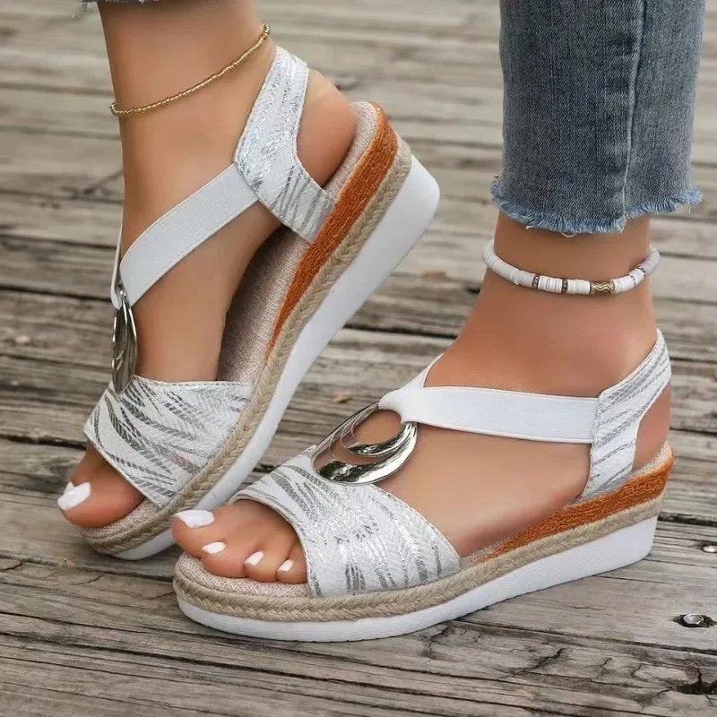Tiril™ – Ortopediske Gel Såle Sandaler med 4 cm Hælstøtte