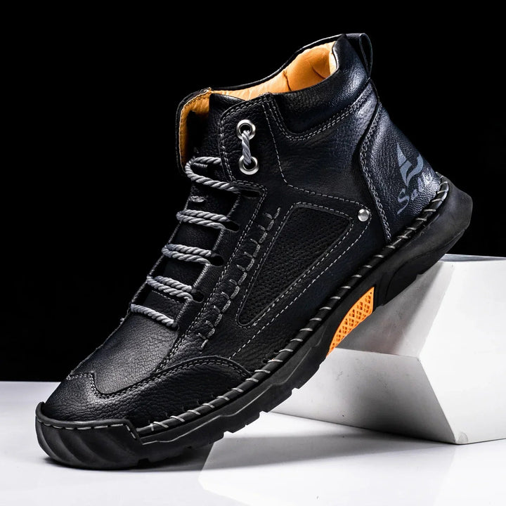 Matteo™ – Håndlagde snørebånd høy-top sneakers